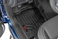 Rough Country Suspension Systems - Rough Country Front/Rear Floor Liners-Black, for 16-24 Titan/XD Crew; M-81712 - Image 3