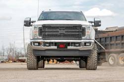 Rough Country Suspension Systems - Rough Country Front Mesh Grille Insert-Black, 17-19 Super Duty; 70213 - Image 6