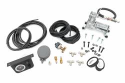 Rough Country Suspension Systems - Rough Country Rear Air Spring Air Compressor Kit w/ Gauge; 10100 - Image 1