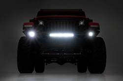 Rough Country Suspension Systems - Rough Country Heavy Duty Front Skidplate Bumper-Black, for Jeep JK/JL/JT; 10635 - Image 5