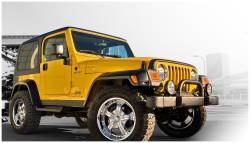 Bushwacker - Bushwacker Pocket Style Front/Rear Fender Flares-Black, for Jeep TJ; 10917-07 - Image 7