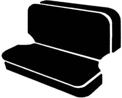 FIA - Fia TRS42-72 BLACK Wrangler Solid Seat Cover Fits 03-06 Wrangler (TJ) - Image 2