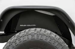 Rough Country Suspension Systems - Rough Country Rear Inner Fender Liners-Black, for Wrangler JK; 10500 - Image 1