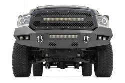 Rough Country Suspension Systems - Rough Country Heavy Duty Front Bumper-Black, for Ram 1500; 10774 - Image 2