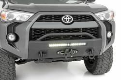 Rough Country Suspension Systems - Rough Country Hybrid Front Winch Bumper-Black, for 4Runner; 10743A - Image 2