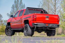 Rough Country Suspension Systems - Rough Country Heavy Duty Rear Bumper-Black, 07-18 Silverado 1500; 10773 - Image 3