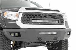 Rough Country Suspension Systems - Rough Country Heavy Duty Front Bumper-Black, for Tundra; 10777 - Image 1