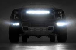 Rough Country Suspension Systems - Rough Country 2" Triple LED Pod Fog Lights-Spot, 17-20 F-150 Raptor; 70700DRLA - Image 5