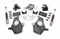 Rough Country Suspension Systems - Rough Country 2"/4" Suspension Lowering Kit; Silverado/Sierra 1500 RWD; 721.20 - Image 1