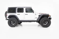 Rough Country Suspension Systems - Rough Country Heavy Duty Rock Sliders-Black, for Wrangler JL 4dr; 90801 - Image 4