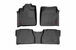 Rough Country Suspension Systems - Rough Country Front/Rear Floor Liners-Black, for 07-11 Tundra Double; M-70713 - Image 1