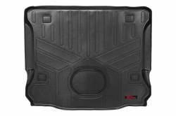 Rough Country Suspension Systems - Rough Country Rear Cargo Area Liner-Black; for Wrangler JK 4-Door; M-6155 - Image 1