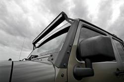Rough Country Suspension Systems - Rough Country Windshield Mount 50" LED Light Bar Kit, for Jeep JK; 70504BLDRL - Image 3