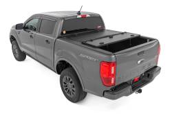 Rough Country Suspension Systems - Rough Country Hard Tri-Fold Tonneau Cover, 19-24 Ford Ranger 5'; 49220500 - Image 4