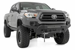 Rough Country Suspension Systems - Rough Country High Clearance Front Bumper w/ 9.5K Winch, for Tacoma; 10722 - Image 4
