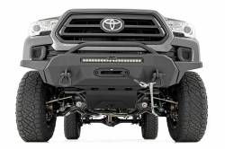 Rough Country Suspension Systems - Rough Country High Clearance Front Bumper w/ 9.5K Winch, for Tacoma; 10722 - Image 6