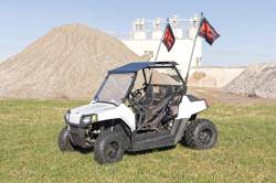 Rough Country Suspension Systems - Rough Country LED Whip Light Mounts-Black, for Polaris Ranger/RZR 170; 93086 - Image 2