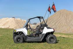Rough Country Suspension Systems - Rough Country LED Whip Light Mounts-Black, for Polaris Ranger/RZR 170; 93086 - Image 3