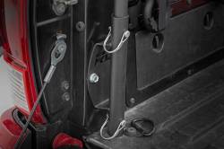 Rough Country Suspension Systems - Rough Country Bed Rail Mount Flag Pole Holder w/ Pole-Black; 117503 - Image 4