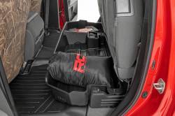 Rough Country Suspension Systems - Rough Country Rear Underseat Storage Bin-Black, for 07-21 Tundra Dbl; RC09511 - Image 2