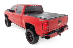 Rough Country Suspension Systems - Rough Country Hard Tri-Fold Tonneau Cover, Silverado/Sierra 6.6'; 49119651 - Image 3