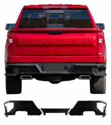 Ecoological - Ecoological BumperShellz Rear Bumper Cover-Matte Black, Silverado/Sierra; EK4002 - Image 2
