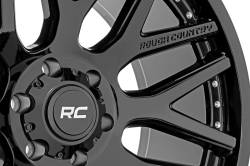 Rough Country Suspension Systems - Rough Country 95 Series 20x10 6x5.5 -18mm Black Gloss; R0695201812 - Image 3