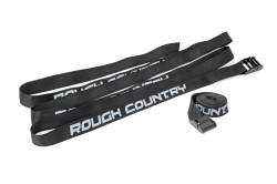 Rough Country Suspension Systems - Rough Country 1" x 9' Cam Lock Tie Down Strap-Black, EACH; 117702A - Image 2