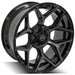 4PLAY - 4PLAY Wheels 4P06 22x10 6x135/5.5 -18mm Black/Brushed; 4P06-22100-6D55-18BBT - Image 5