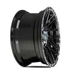 4PLAY - 4PLAY Wheels 4PS28 18x9 6x5.5/135 18mm Black/Brushed; 4PS28-18090-6D55-18BBT - Image 5