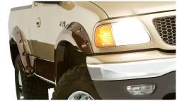 Bushwacker - Bushwacker Cut-Out Style Rear Fender Flares-Black, Ford F-150; 20074-02 - Image 2