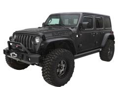 Bushwacker - Bushwacker Flat Style Front/Rear Fender Flares-Black, for Jeep JL; 10923-07 - Image 1