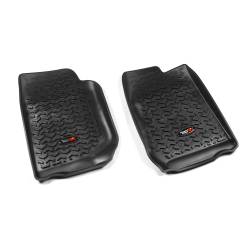 Rugged Ridge - Rugged Ridge 12920.01 Floor Liners Front Black for Jeep Wrangler/Unlimited - Image 1