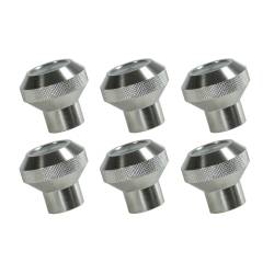 Rugged Ridge - Rugged Ridge 11126.01 Dash Knob Set Billet Stainless Steel for Jeep CJ - Image 1