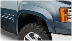 Bushwacker - Bushwacker Extend-a-Fender Front Fender Flares-Black, GMC Sierra; 40107-02 - Image 4