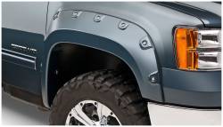 Bushwacker - Bushwacker Boss Pocket Style Front Fender Flares-Black, GMC Sierra; 40109-02 - Image 4