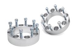 Rough Country Suspension Systems - Rough Country 2" 8x180 Aluminum Wheel Spacers-Pair, Silverado/Sierra HD; 10098 - Image 1
