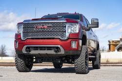 Rough Country Suspension Systems - Rough Country Front Tow Hook Brackets-Black, 20-24 Sierra 2500HD; RS151 - Image 4