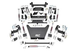 Rough Country Suspension Systems - Rough Country 6" Suspension Lift Kit, 94-04 GM S-Series 4WD; 244.20 - Image 2