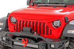 Rough Country Suspension Systems - Rough Country 9" Round LED Headlights w/ DRL Halo, for Jeep JL/JT; RCH5300 - Image 6