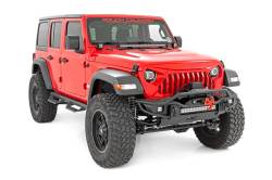 Rough Country Suspension Systems - Rough Country 9" Round LED Headlights w/ DRL Halo, for Jeep JL/JT; RCH5300 - Image 7
