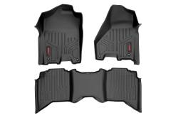 Rough Country Suspension Systems - Rough Country Front/Rear Floor Liners-Black, for 12-18 Ram 1500 Crew; M-31213 - Image 2