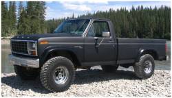 Bushwacker - Bushwacker Cut-Out Style Rear Fender Flares-Black, Ford F-Series; 20012-11 - Image 1