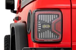 Rough Country Suspension Systems - Rough Country Rear LED Tail Lights-Smoked, for Wrangler JL; RCH5900 - Image 2