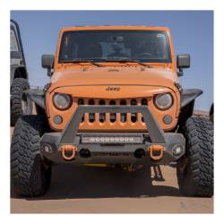 ARIES - ARIES 2081001 TrailChaser Front Bumper Center Section Fits 07-18 Wrangler (JK) - Image 6