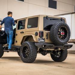 ARIES - ARIES 2081020 TrailChaser Rear Bumper Center Section Fits 07-18 Wrangler (JK) - Image 3