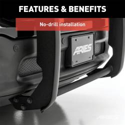 ARIES - Aries Offroad 2059 The Aries Bar Grille/Brush Guard Black for FJ CRUISER - Image 5