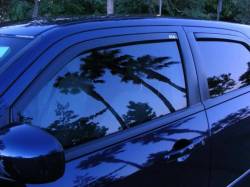 GT Styling - GT Styling Ventgard Sport Front/Rear Tape On Rain Guards-Smoke; 48174 - Image 4