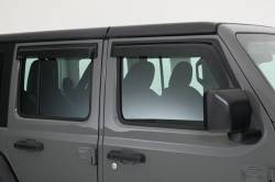 GT Styling - GT Styling Ventgard Sport Front/Rear Tape On Rain Guards-Smoke; 48174 - Image 6