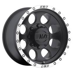 Mickey Thompson - Mickey Thompson Classic Baja Lock 16X8 8x6.5 -12mm Satin Black/Machined; 250176 - Image 1